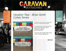Tablet Screenshot of caravanskateboards.com
